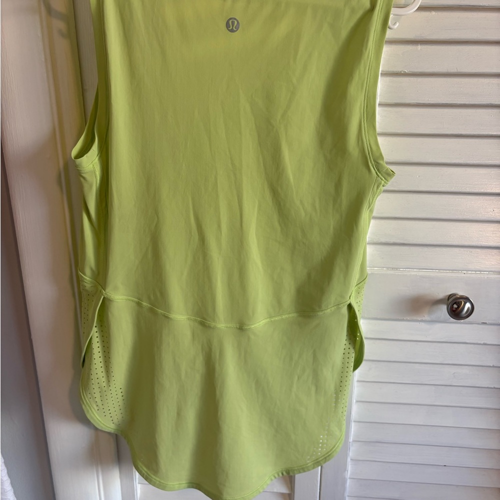 lululemon athletica Light Green Tank Top